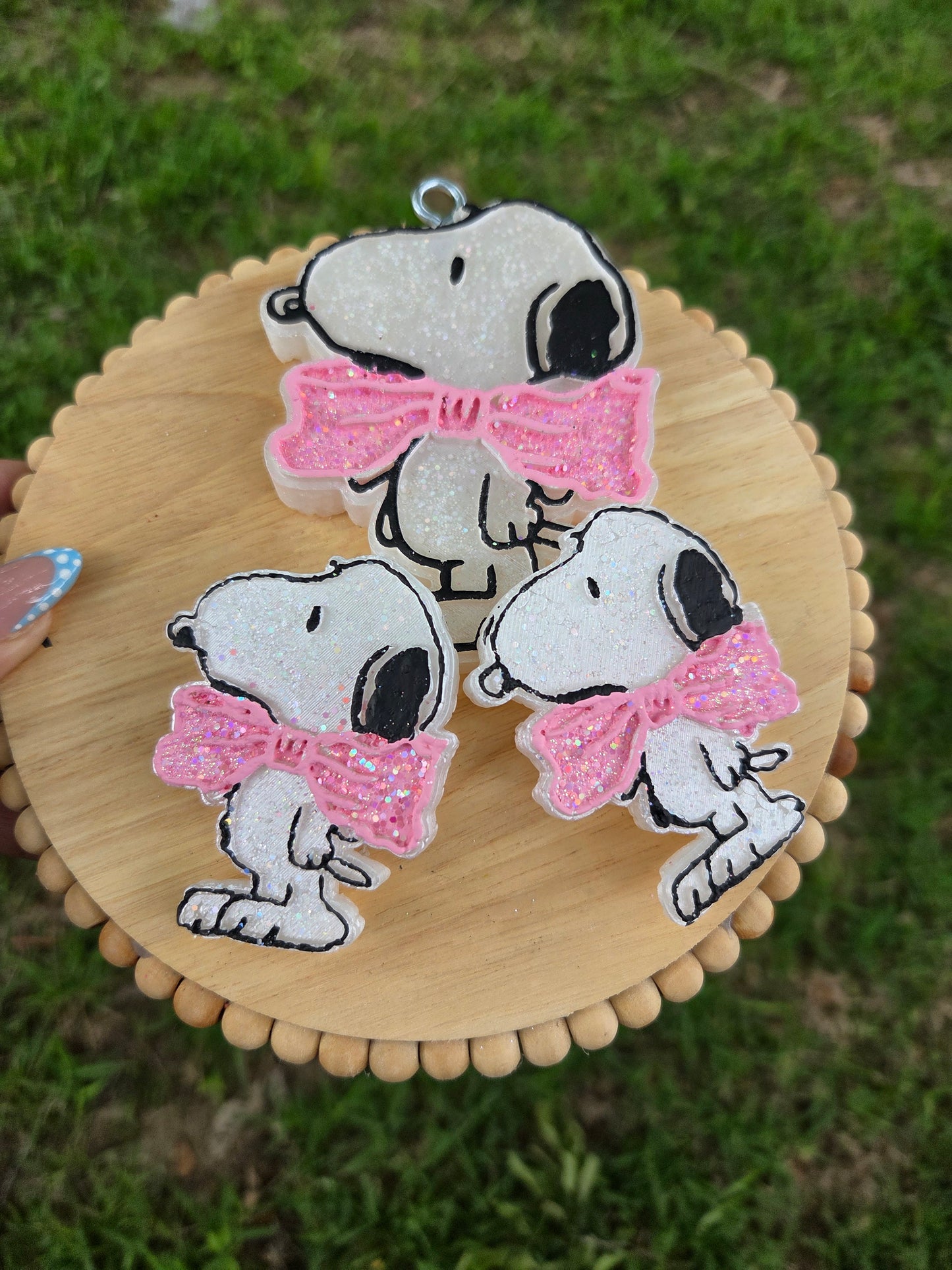 Pink snoopy set