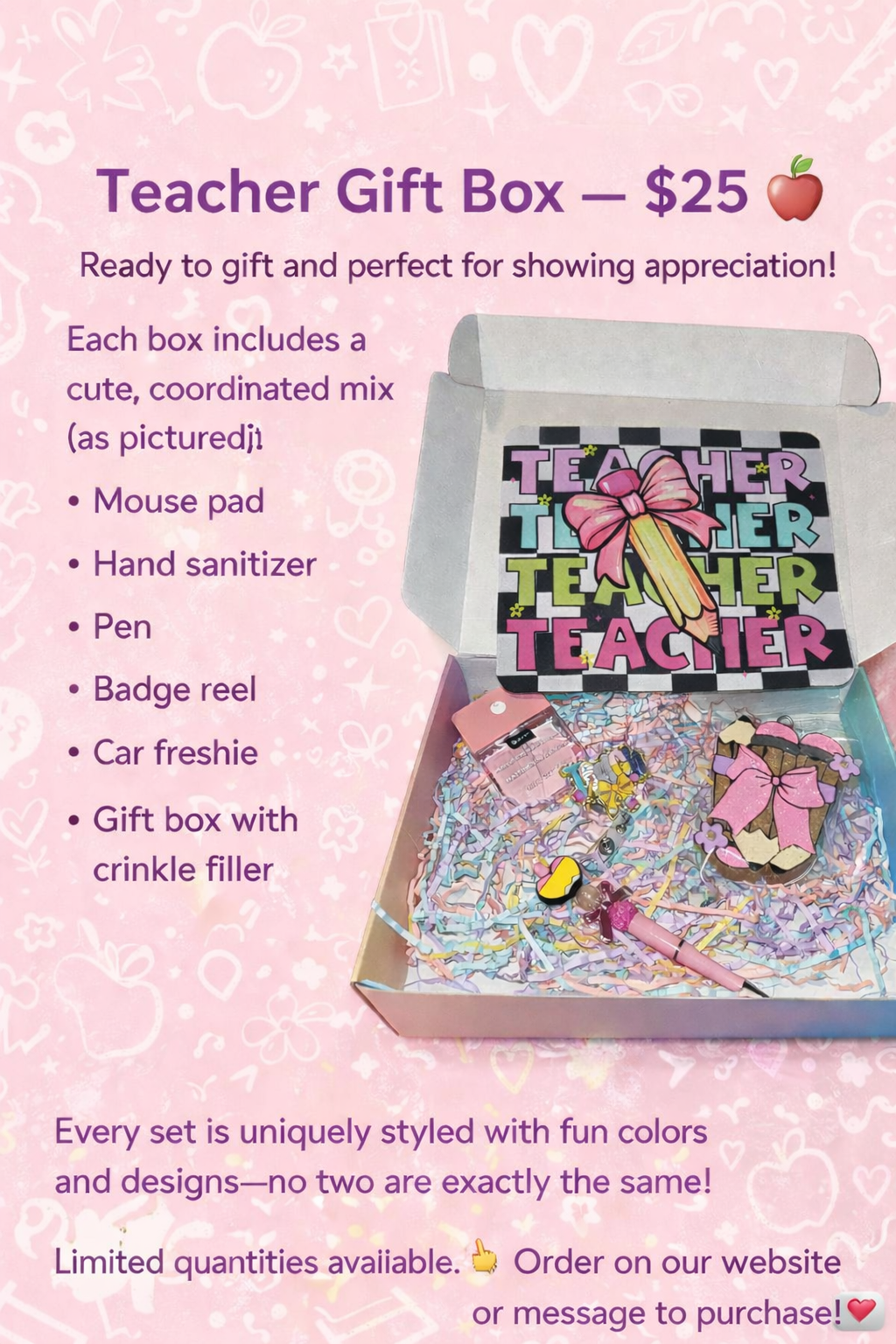 Teacher gifts box