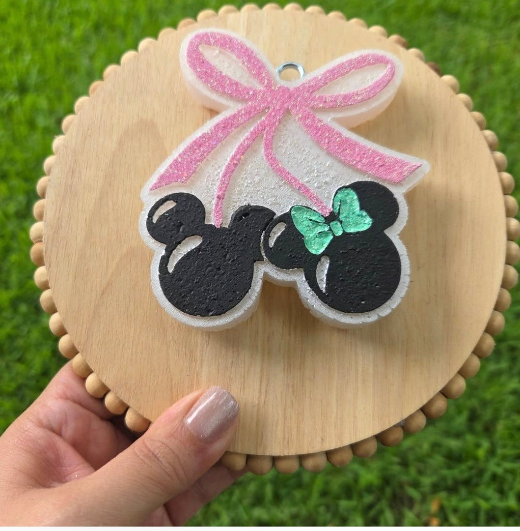 Minnie & Mickey bow
