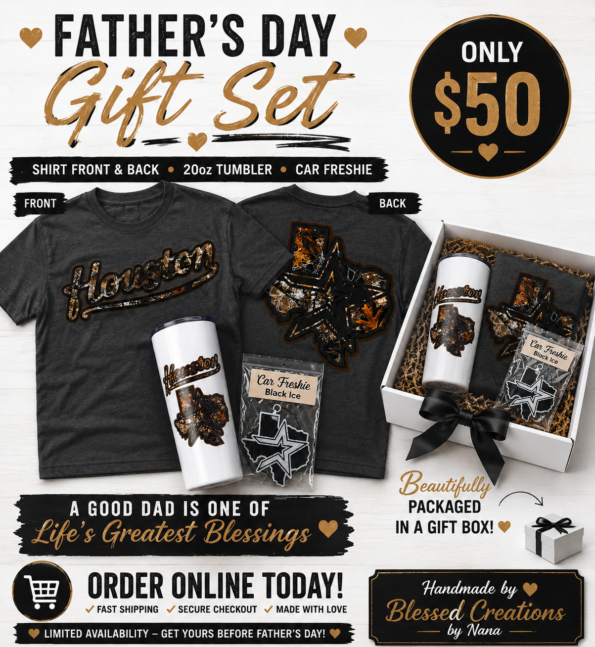 Astros Grey Gift Set