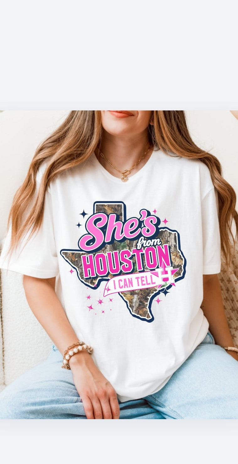 She's from Houston camo pink