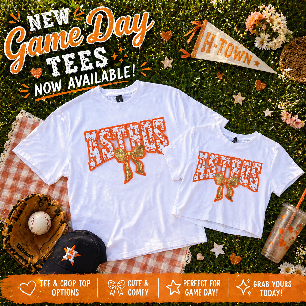 Crop Top Astros patch #2