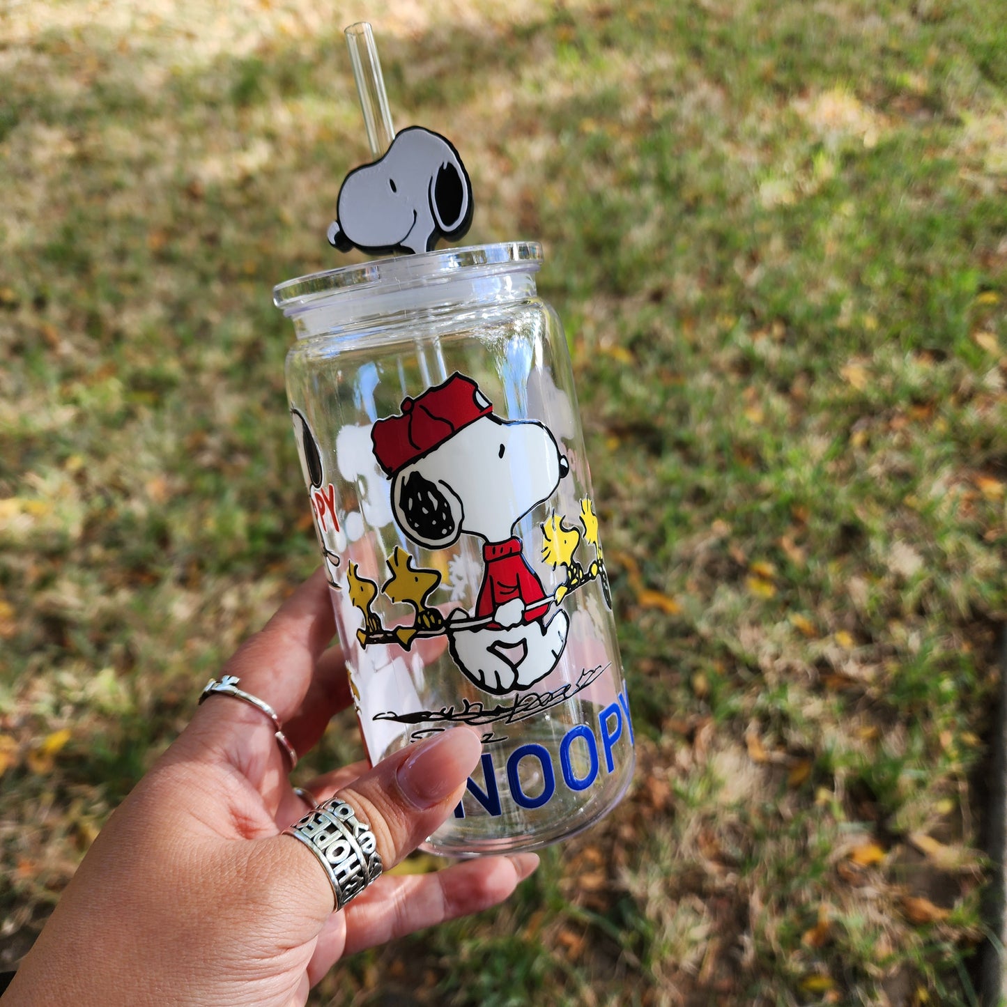 noopy Libbey cup with topper