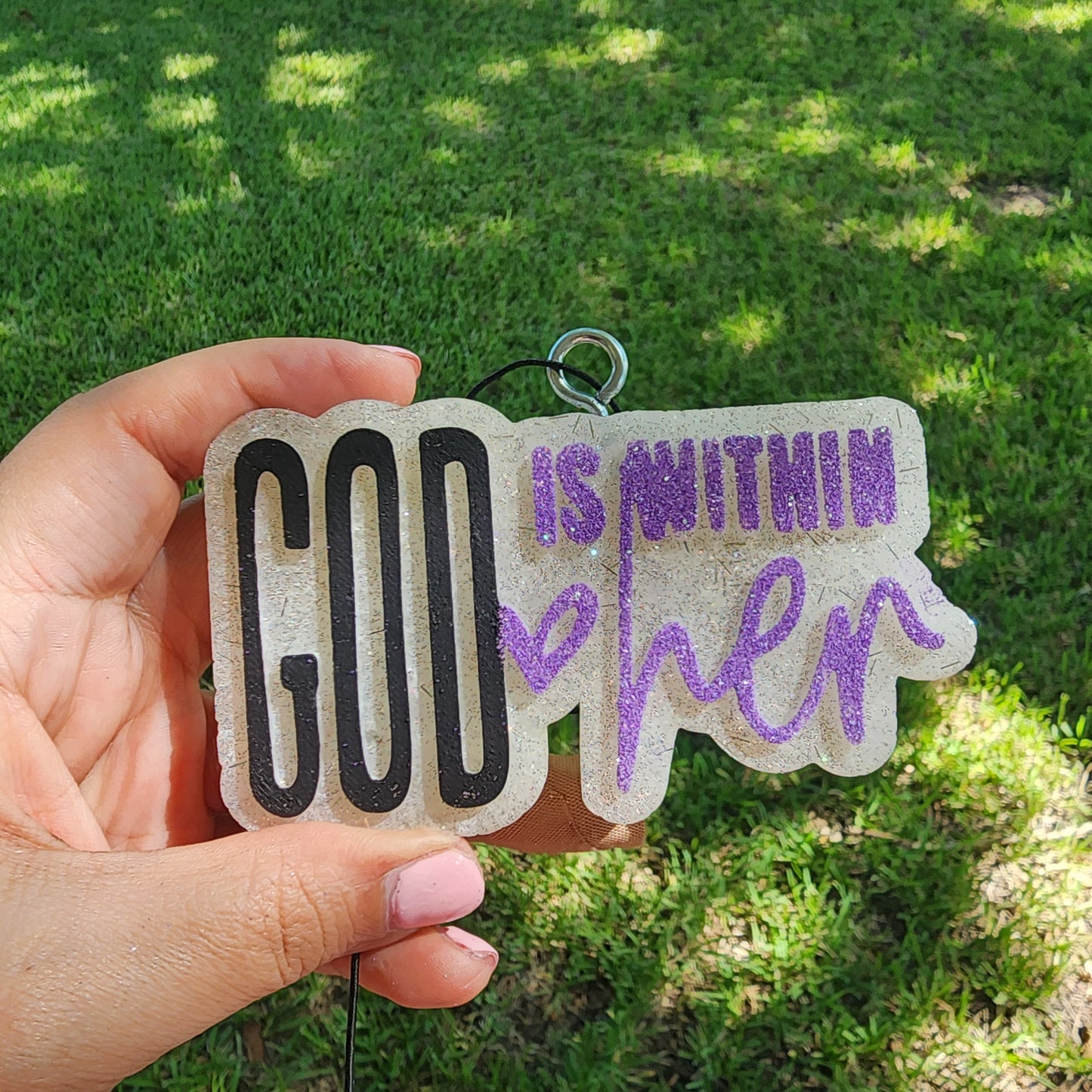 God is with her
