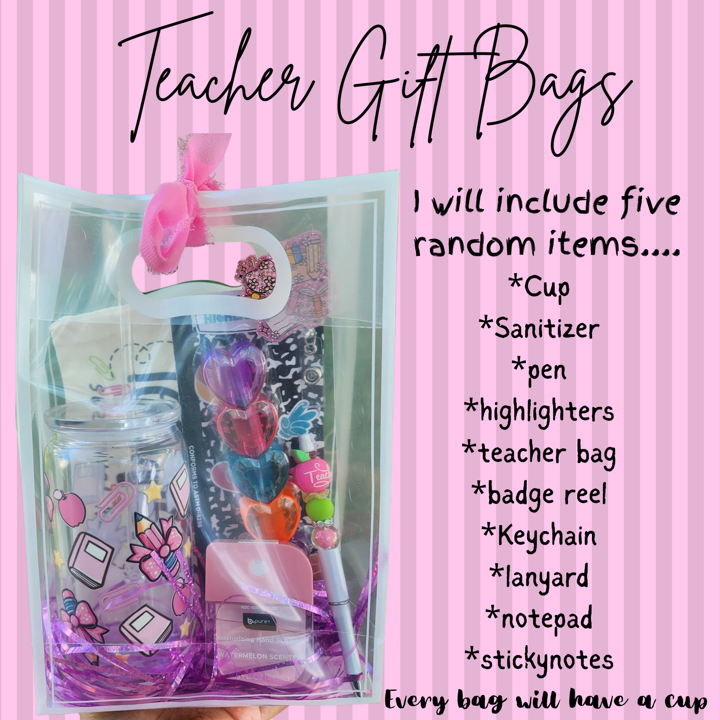 Teacher gifts bags