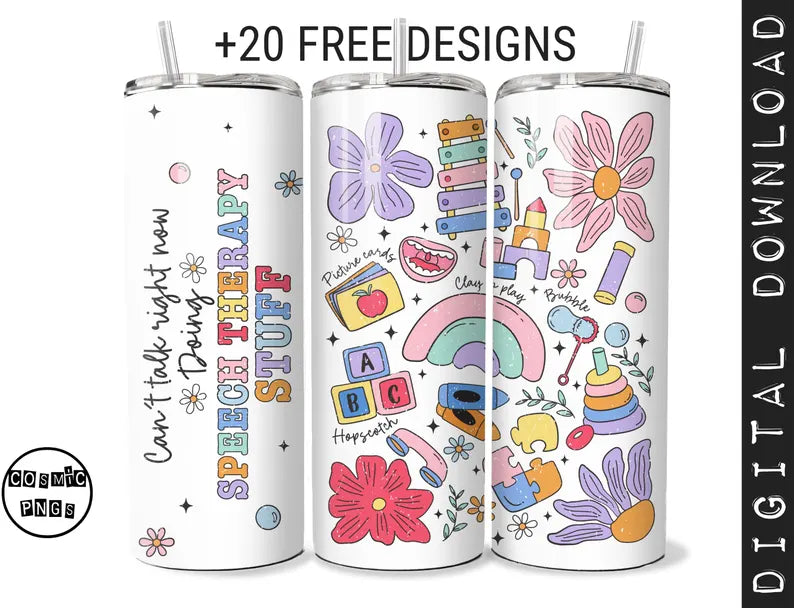 Speech Therapy tumblers