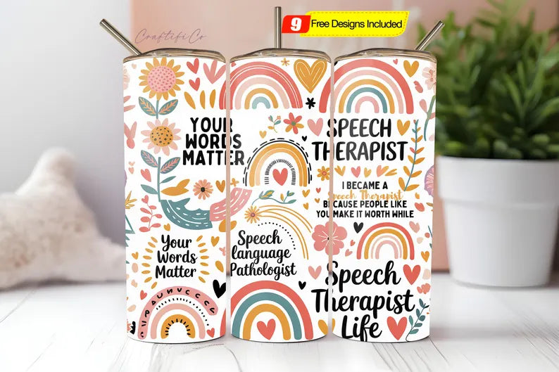 Speech Therapy tumblers