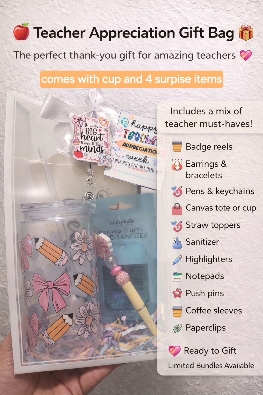 Teacher gifts bags