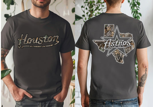 Houston Astros Tee Grey