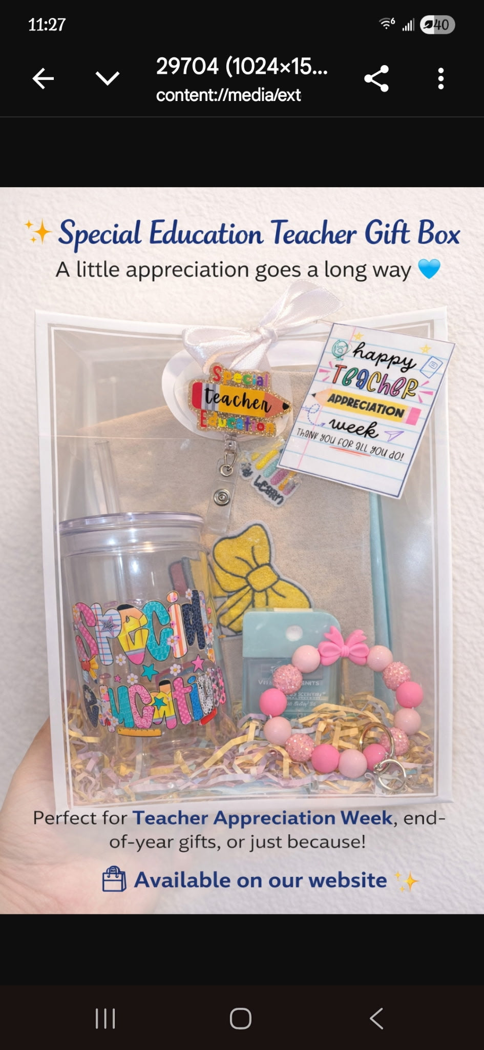 Teacher gifts bags