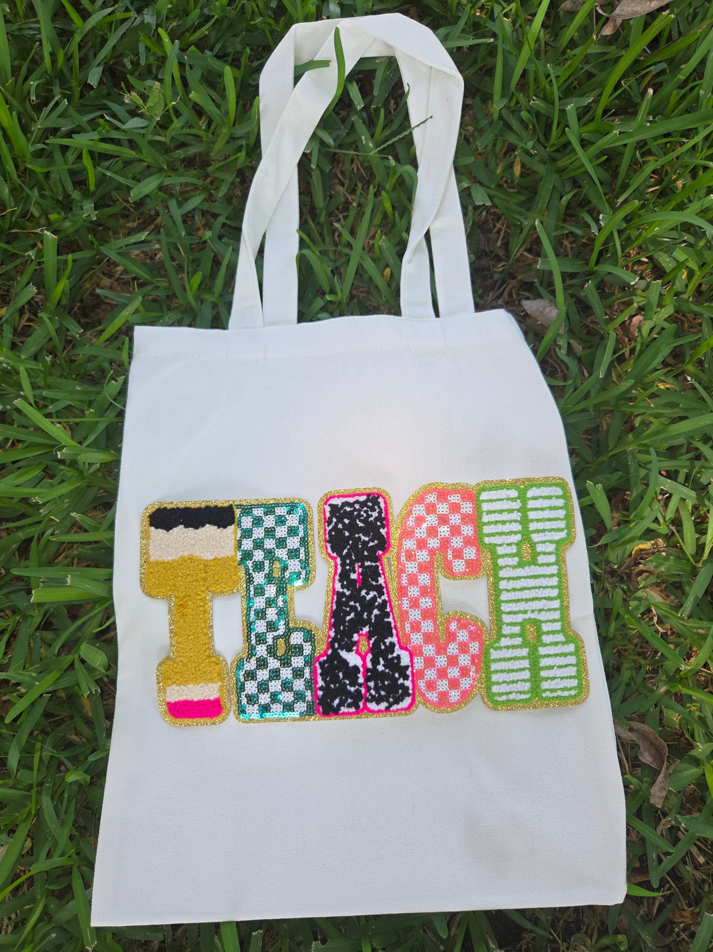 Teacher canvas bags