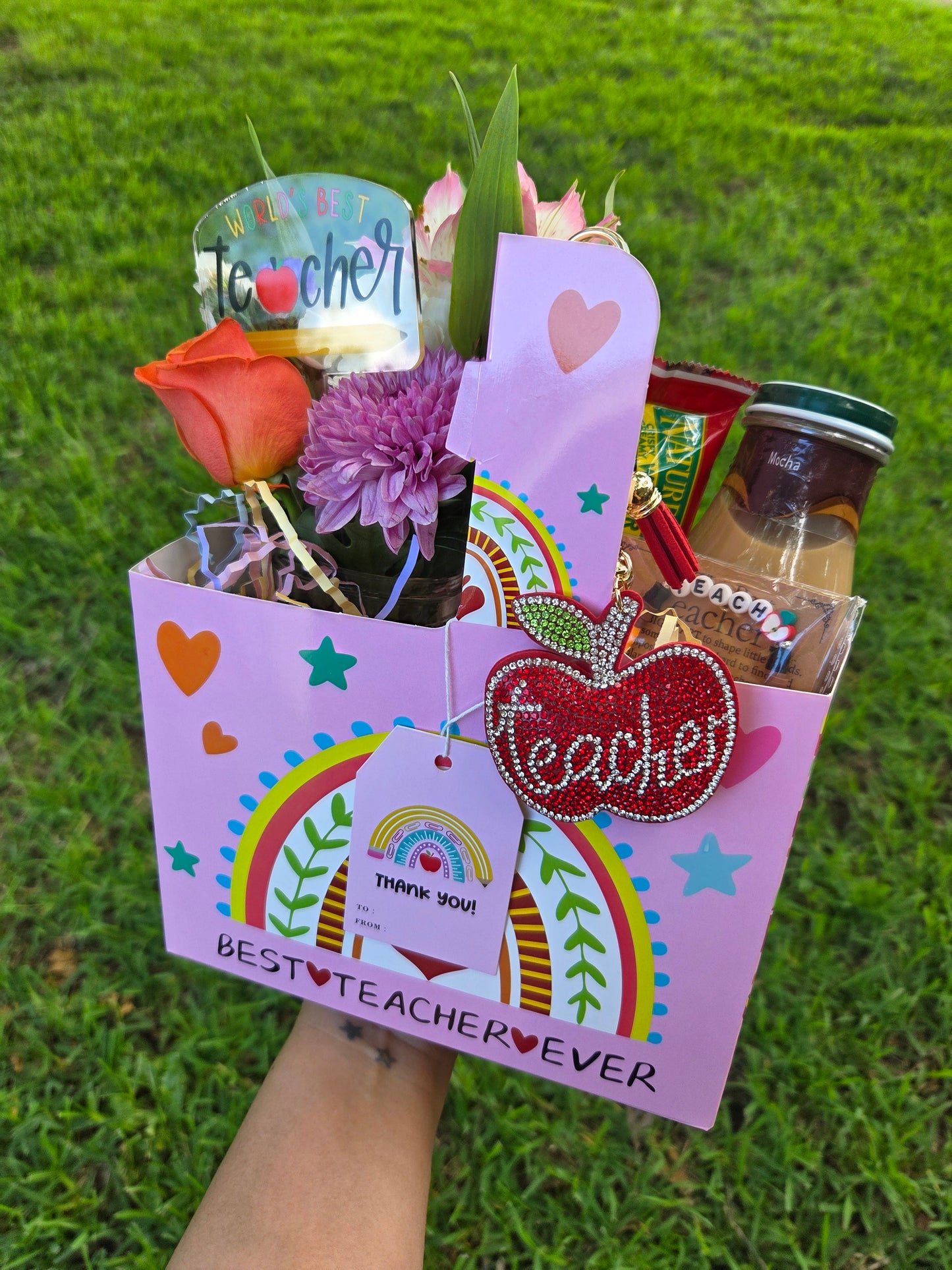 Teacher Appreciation drink carrier