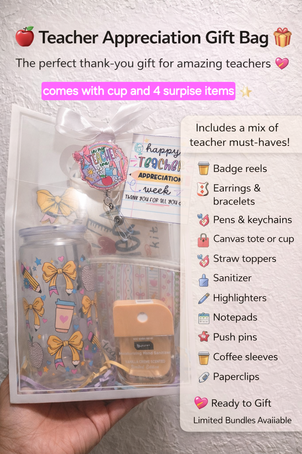 Teacher gifts bags