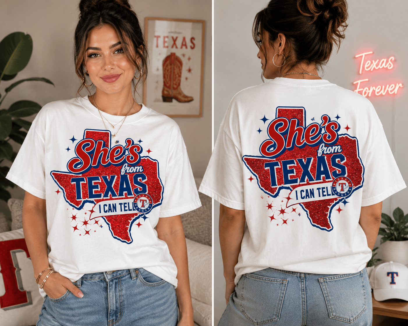 She's from Texas Rangers