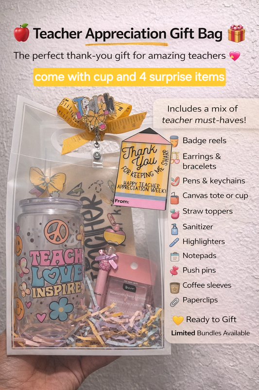 Teacher gifts bags