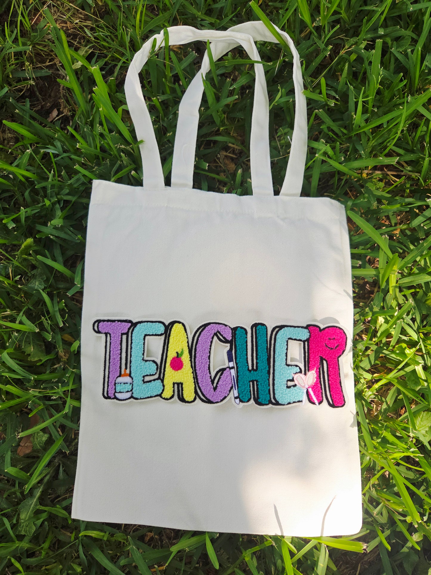 Teacher canvas bags