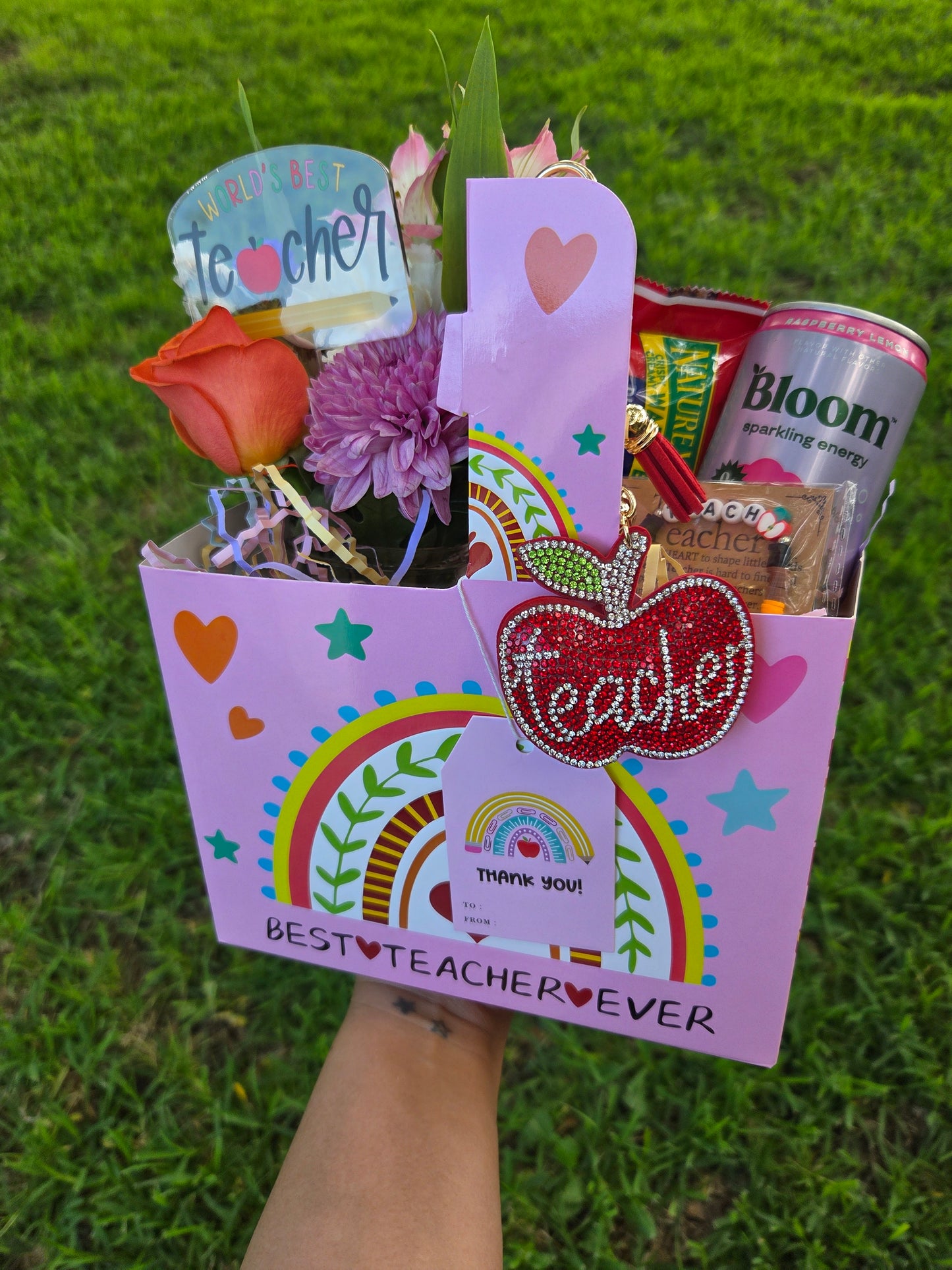 Teacher Appreciation drink carrier