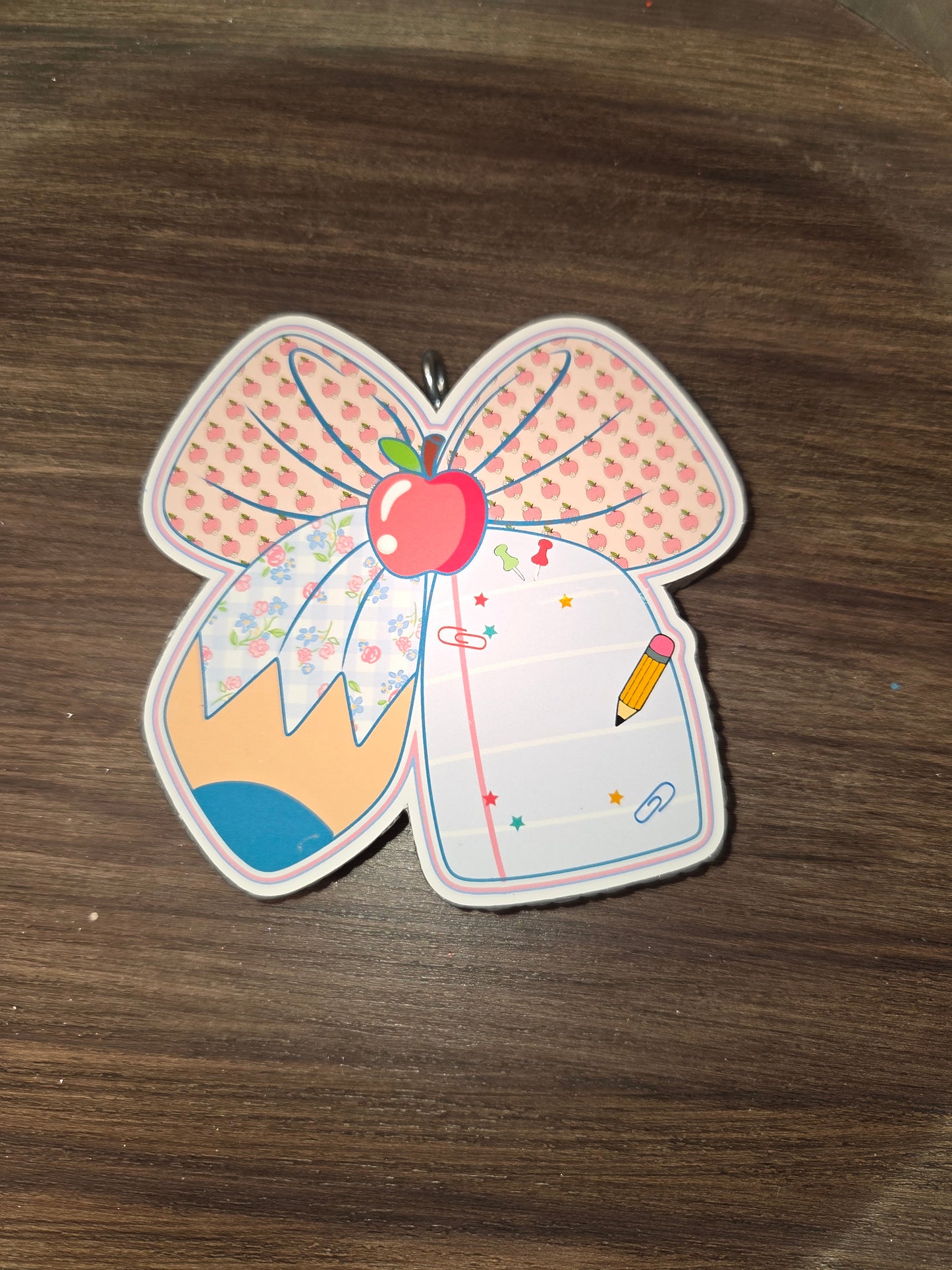 Bow notebook cardstock