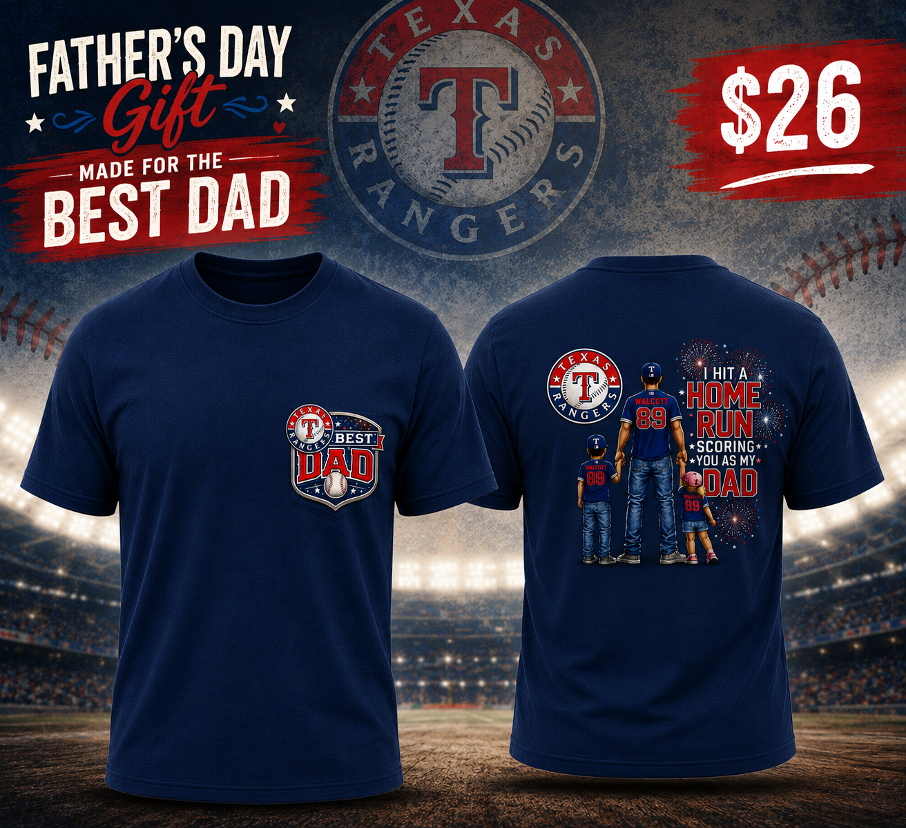 Texas Rangers Father's day